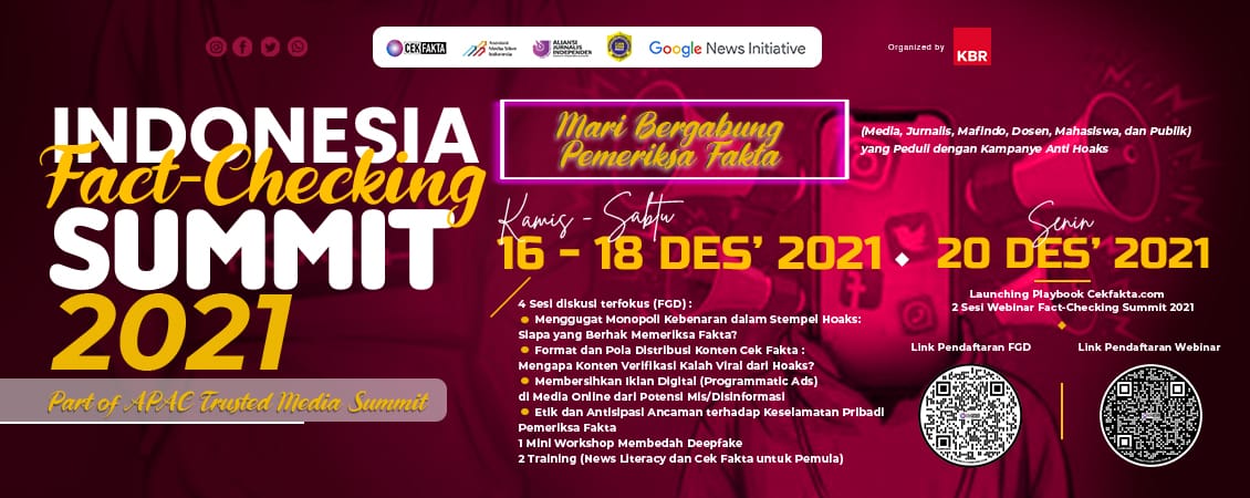 Indonesia Fack-checking Summit 2021, Buku Panduan Cek Fakta Diluncurkan